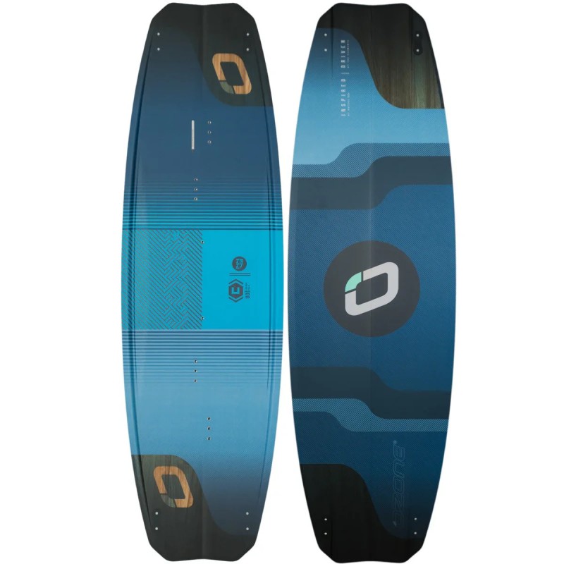 Planche de kitesurf Twin tip OZONE CODE V4 bleu 2025