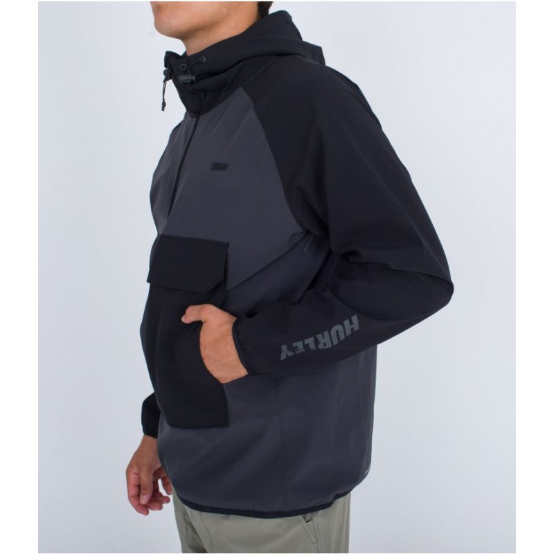 Veste packable à capuche hommes - Phantom+anorak Hurley