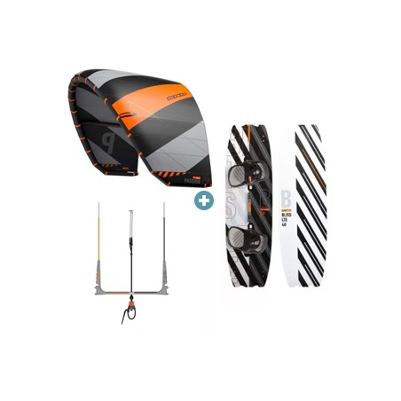 Pack kitesurf complet RRD PASSION 12m² + TT BLISS + barre occasion