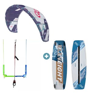 *Pack kitesurf Complet Eleveight RSV8 purple+ TT process + barre kiteattitude