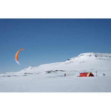 Aile de Snowkite OZONE EXP V1 Bleu 2025