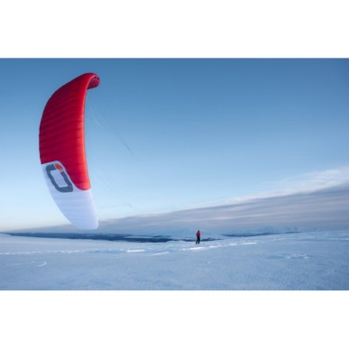 Aile de Snowkite OZONE EXP V1 Orange 2025