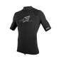 Premium Skins S/S Turtleneck Rash Guard -Black