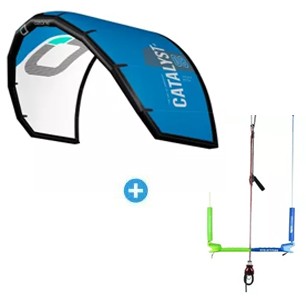 Pack Kitesurf Ozone Catalyst + barre Kiteattitude totem vario