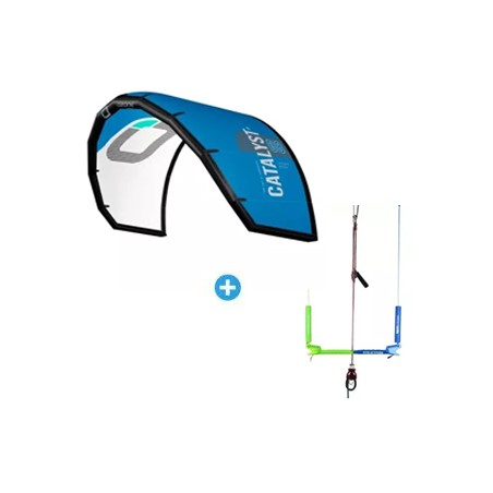 Pack Kitesurf Ozone Catalyst + barre Kiteattitude totem vario