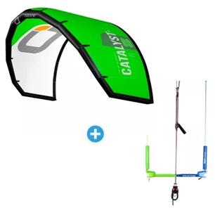 Pack Kitesurf Ozone Catalyst + barre Kiteattitude totem vario