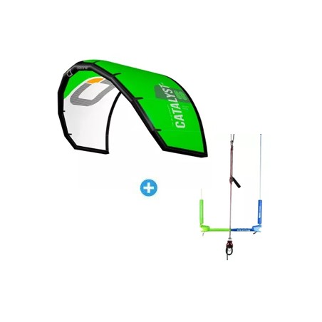 Pack Kitesurf Ozone Catalyst + barre Kiteattitude totem vario