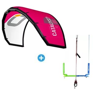 Pack Kitesurf Ozone Catalyst + barre Kiteattitude totem vario