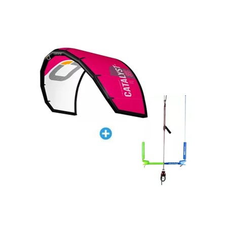 Pack Kitesurf Ozone Catalyst + barre Kiteattitude totem vario