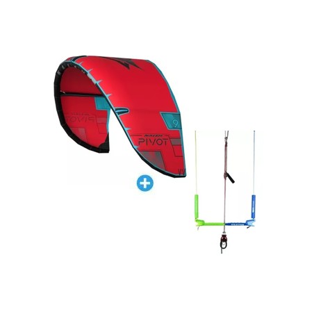 Pack Kitesurf Naish Pivot + barre Kiteattitude totem vario