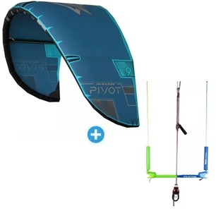 Pack Kitesurf Naish Pivot + barre Kiteattitude totem vario