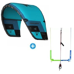 Pack Kitesurf Naish Triad + barre Kiteattitude totem vario