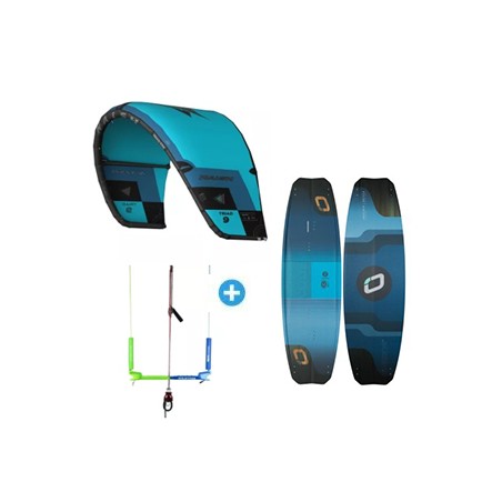 Pack Kitesurf Naish Triad + Twin tip ozone + barre Kiteattitude totem vario