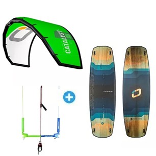 Pack Kitesurf Ozone Catalyst + Twin tip ozone + barre Kiteattitude totem vario