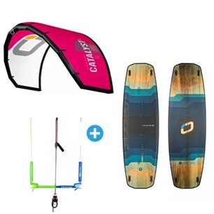 Pack Kitesurf Ozone Catalyst + Twin tip ozone + barre Kiteattitude totem vario