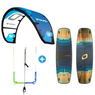 Pack Kitesurf OZONE ENDURO V5 + Twin tip ozone + Barre Kiteattitude