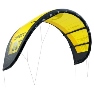 Aile de Kitesurf NORTH ORBIT KITE - Sunset Yellow