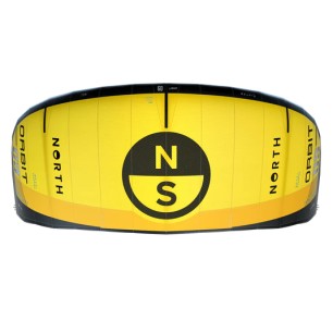 Aile de Kitesurf NORTH ORBIT KITE - Sunset Yellow