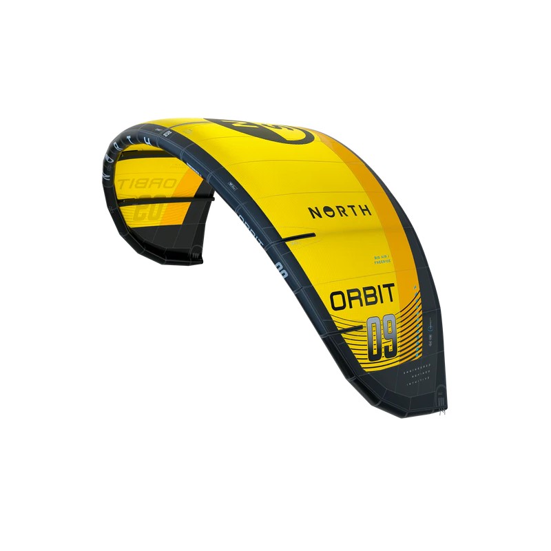 Aile de Kitesurf NORTH ORBIT KITE - Sunset Yellow