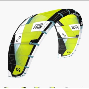 Aile de Kitesurf ELEVEIGHT RSV9 lime