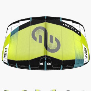 Aile de Kitesurf ELEVEIGHT RSV9 lime