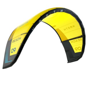 Aile de Kitesurf NORTH - REACH KITE 2024 - Sunset Yellow