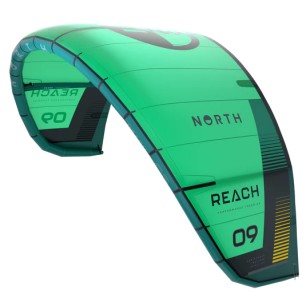 Aile de Kitesurf NORTH - REACH KITE 2024 - Marine Green