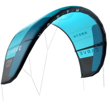 Aile de Kitesurf NORTH CARVE Turquoise 2024