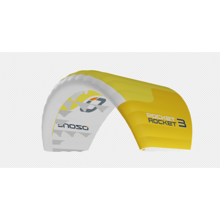 Aile de PARAWING OZONE pocket rocket Yellow-gold-white