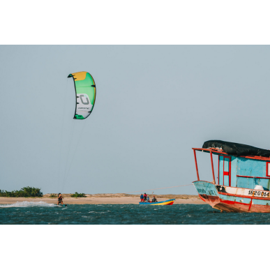 Aile de kitesurf OZONE ENDURO V5 Yellow/brigth green 2025