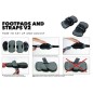 PADS & STRAPS kitesurf twin tip OZONE V2