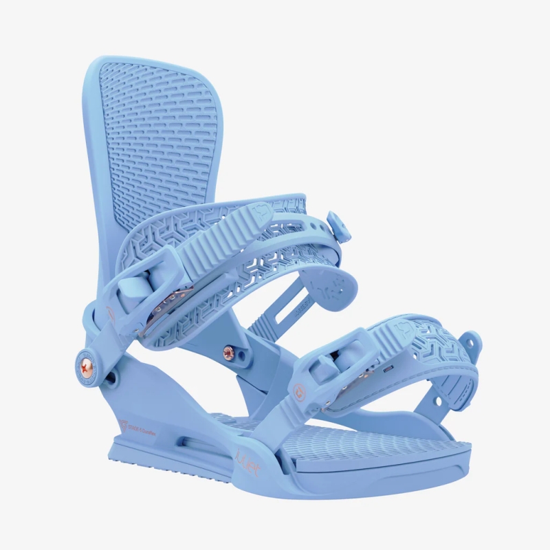 Fixations snowboard Union JULIET bleu