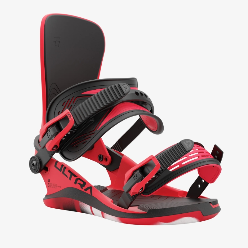 Fixation snowboard Union ULTRA red .