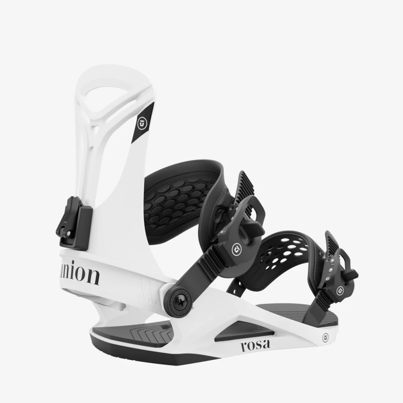 Fixation snowboard Union ROSA white