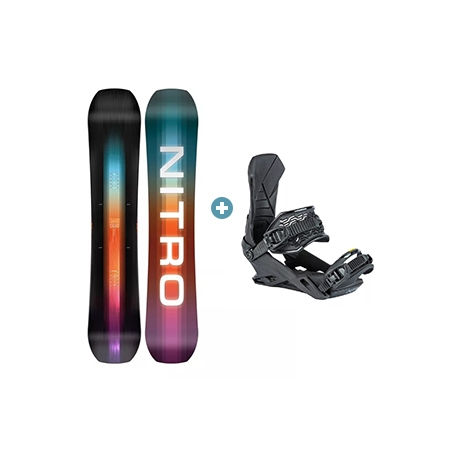 PACK Snowboard nitro team + fixations nitro team 2025