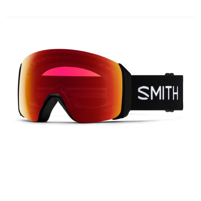 Masque de Snowboard/Ski SMITH 4D MAG XL Black + ChromaPop Photochromic Red Mirror Lens