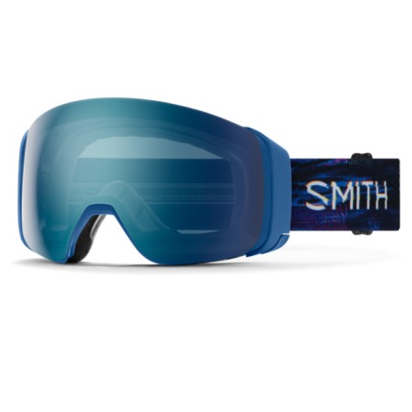 Masque de Snowboard/Ski SMITH 4D MAG XL True Blue + ChromaPop Everyday Blue Mirror Lens