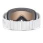 Masque de Snowboard/Ski femme SMITH I/O MAG S White Chunky Knit + ChromaPop™ Pro Photochromic Gold Mirror Lens