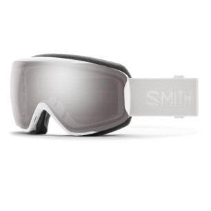 Masque de Snowboard/ski femme SMITH Moment White Vapor + ChromaPop™ Sun Platinum Mirror Lens