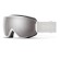 Masque de Snowboard/ski femme SMITH Moment White Vapor + ChromaPop™ Sun Platinum Mirror Lens