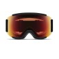 Masque de Snowboard/ski SMITH SQUAD Black + ChromaPop™ Pro Photochromic Red Mirror Lens