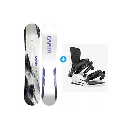 Pack Snowboard Capita Mercury + Fix Union STR