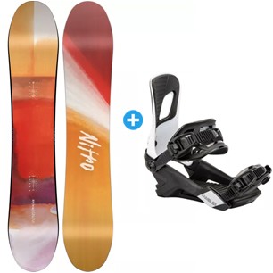 PACK Snowboard Nitro Santoku + Fix Nitro Rambler 2025