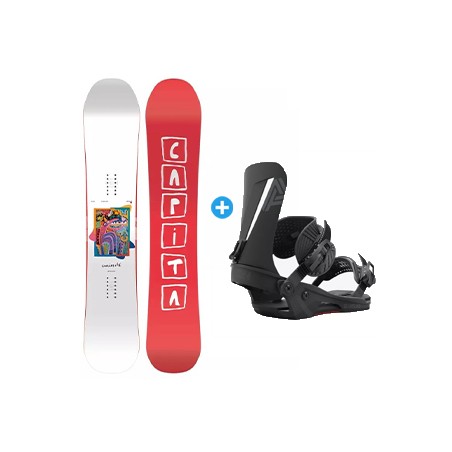 Pack Snowboard Capita Aeronaute + Fix union Atlas