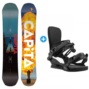 Pack Snowboard Capita D.O.A + Fix Union STR