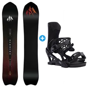 Pack Snowboard JONES STRATOS + Fix jones Meteorite