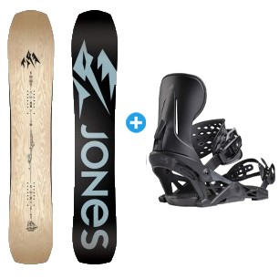 Pack Snowboard JONES FLAGSHIP + FIX jones mercury