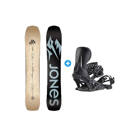 Pack Snowboard JONES FLAGSHIP + FIX jones mercury